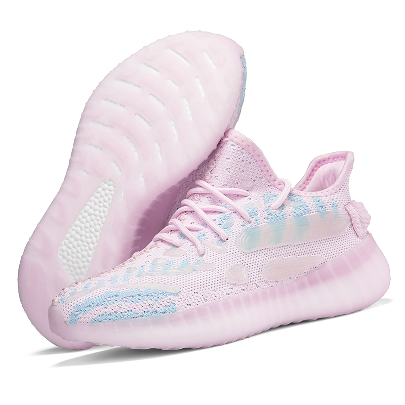 Fly woven coconut shoes men's casual shoes summer breathable trendy shoes running starry sky sports shoes