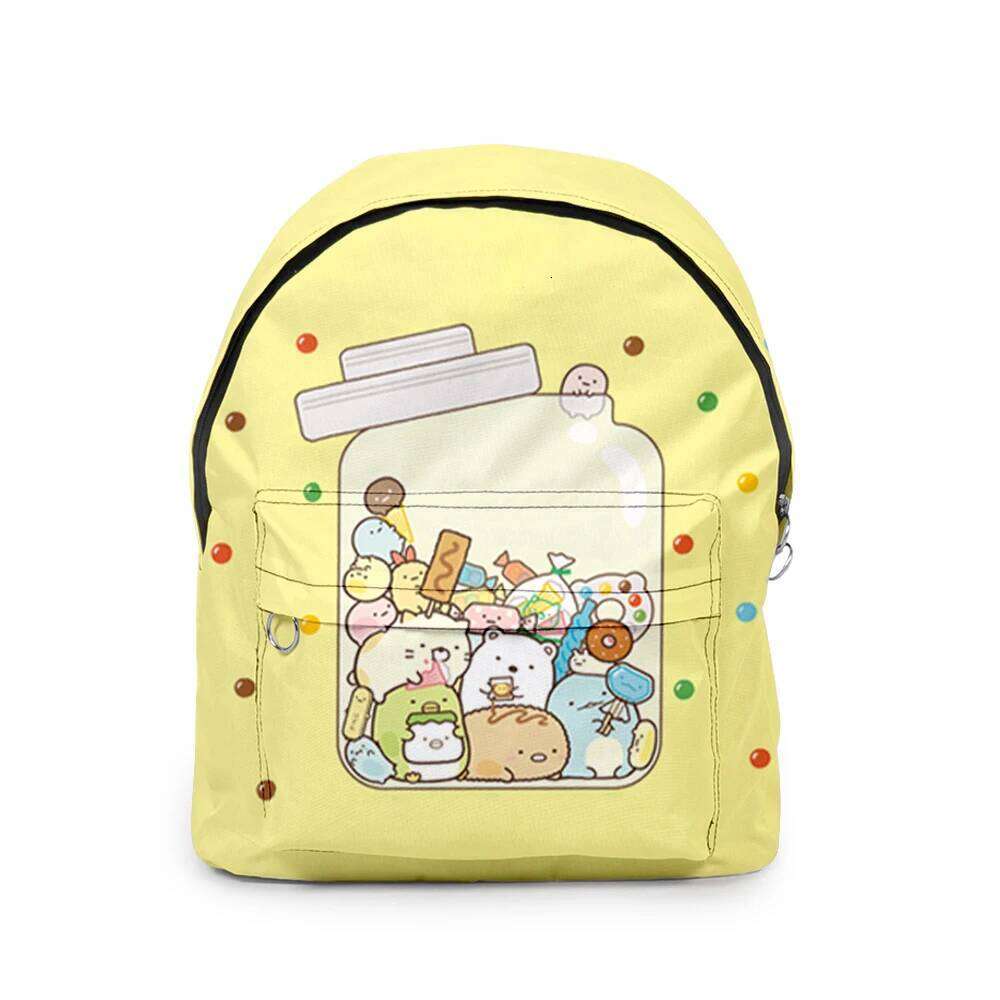 Novelty Cool Sumikkogurashi student Bookbag Notebook 3D Print Oxford Waterproof Boys/Girls Travel Backpacks
