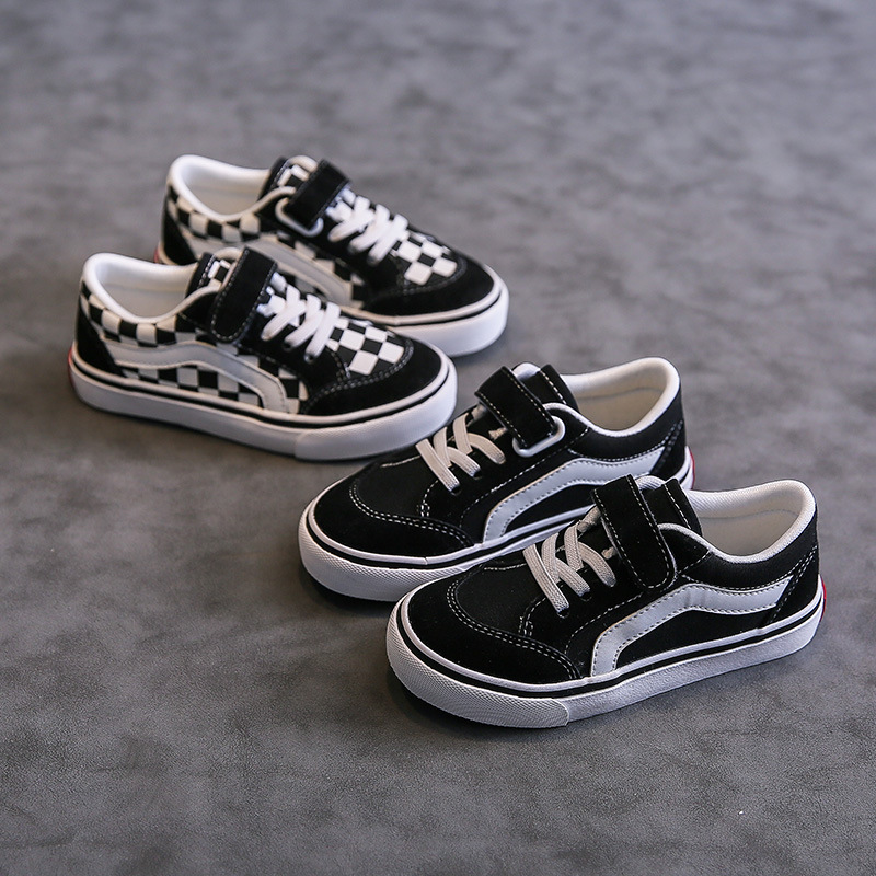 Kids New Canvas Shoes for Toddlers Teen Boys Fashion Sneakers Girls Casual Shoes Young Students Soft Comfortable Bottom Sport Running Shoes Sizes US4C-US4Y U0767