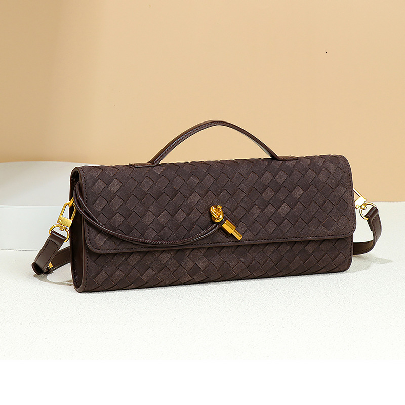 Free Shipping Designer High-end Handwoven Evening Bag Accordion Bag Matte Horizontal Handbag Shoulder Crossbody Small Square Bag Luxury Shopping Bag