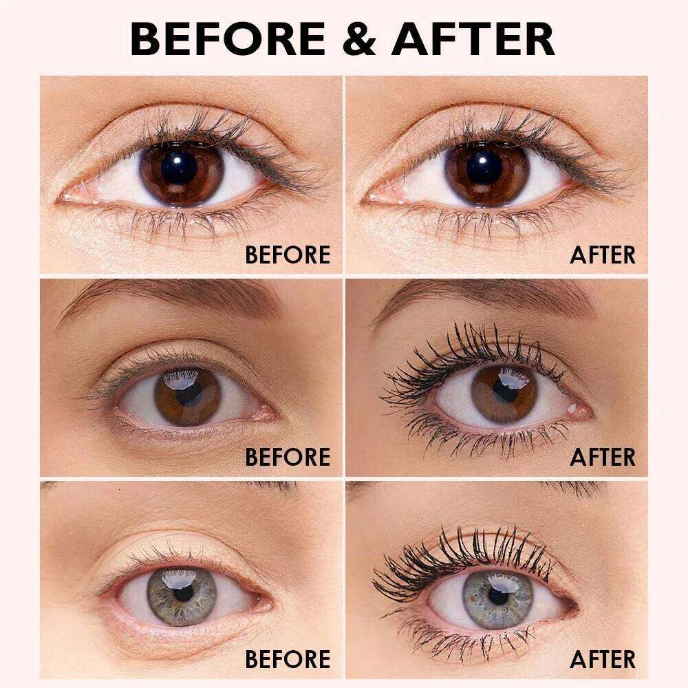 24-hour Waterproof Mascara Sdge-Proof Forla Smooth Application Ideal Sensitive Eyes Long-lasting for Extended Events X250703