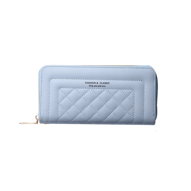 Designer Wallet Women's Wallet Long Style 2025 New Versatile Fashion Single Zipper Luxury Bag Large Capacity Multi-functional Clutch Purse Trendy