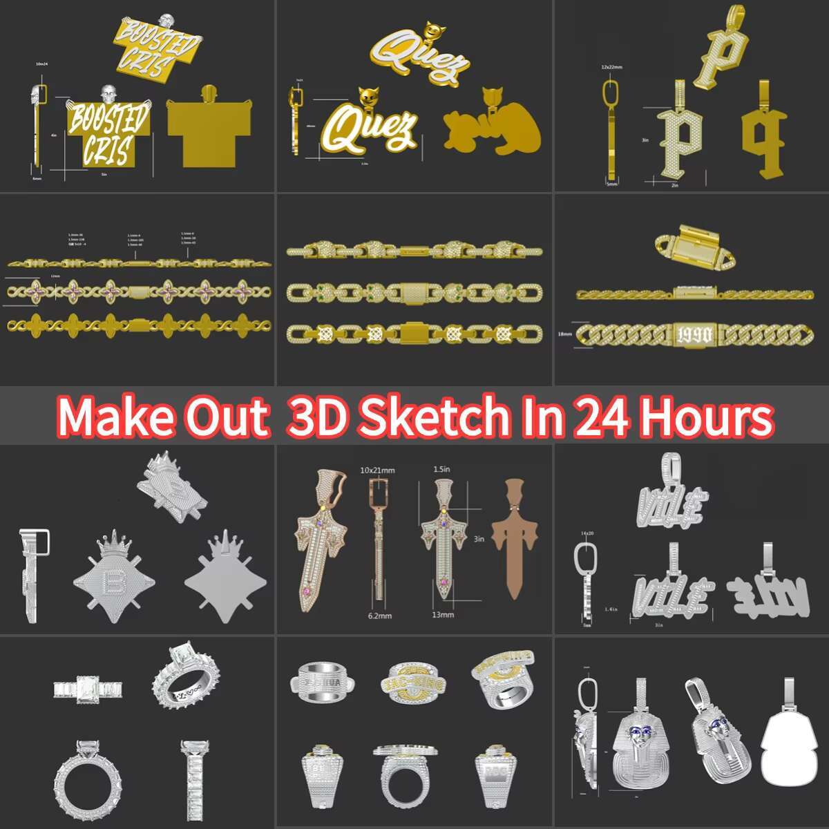 Road Runner Charm Custom Cartoon Character Iced Out Moissanite Pendant Hiphop Jewely Sterling Silver Two Tone Diamond Pendant