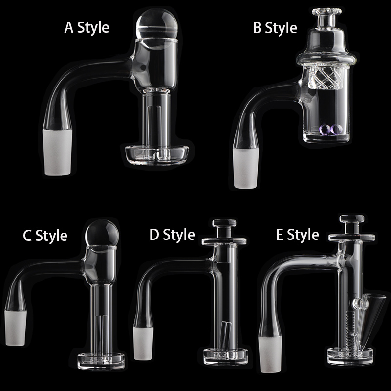 Full Weld Beveled Edge 4mm Bottom Terp Slides Terp Slurper Control Tower Quartz Banger 10mm 14mm 45 90