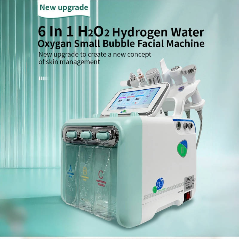 New Water Oxygen Small Bubble Machine Professional Hydro Water Dermabrasion Beauty Device Facial Spa Skin Care Deep Cleaning