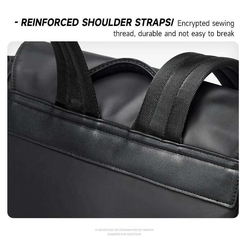 Travel Men Business School Waterproof Large Capacity Leather Backpack Casual PVC Bag For Manager Teenagers
