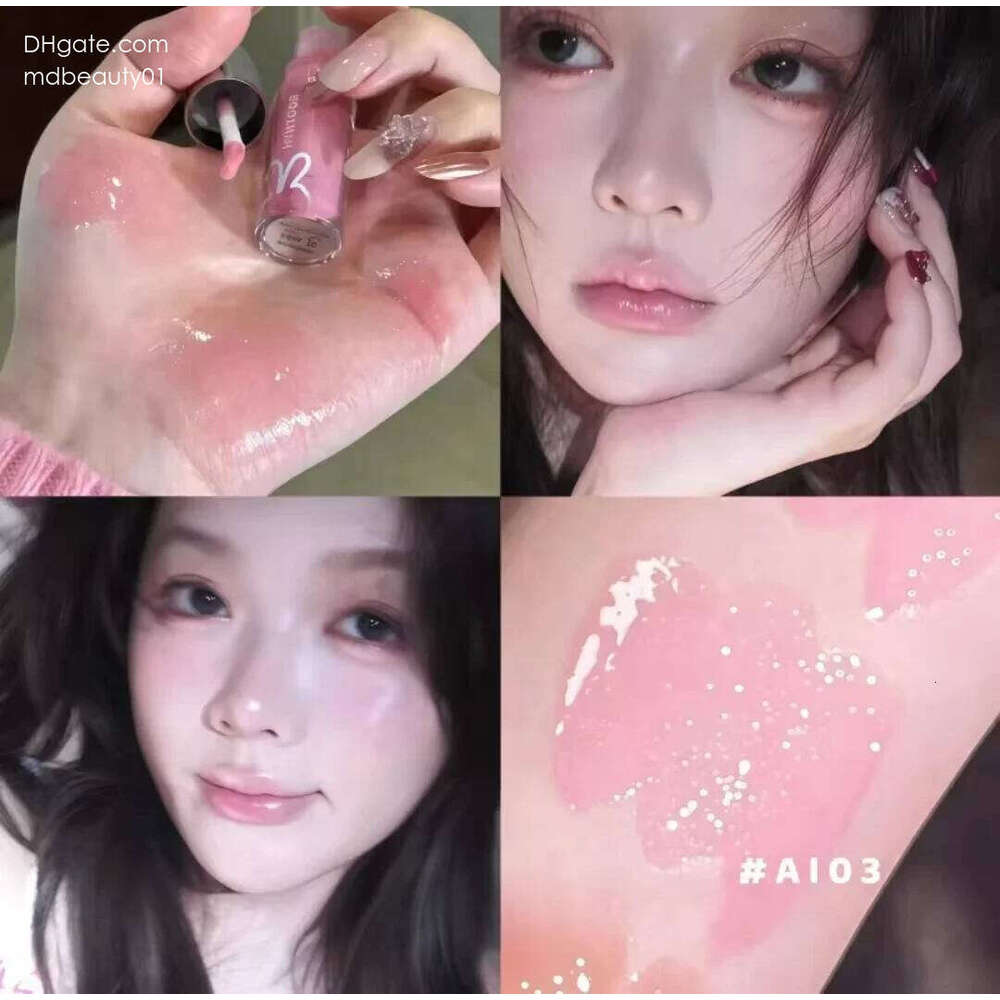 HYNTOOR Gloss Shiny Shimmer Mirror Hydrating Moisturizing Water Shine Lipstick Nourishing Care Dewy Lip Makeup X250703