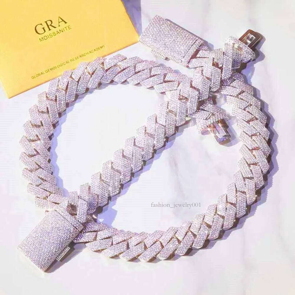 necklaces designer jewelry necklace cuban link Horizon Iced Out Pass Dia Tester vvs Moissanite Jewelry Necklace chains for men moissanite chain gift