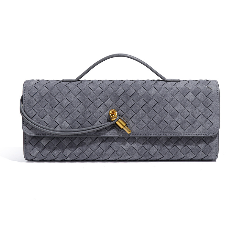 Free Shipping Designer High-end Handwoven Evening Bag Accordion Bag Matte Horizontal Handbag Shoulder Crossbody Small Square Bag Luxury Shopping Bag