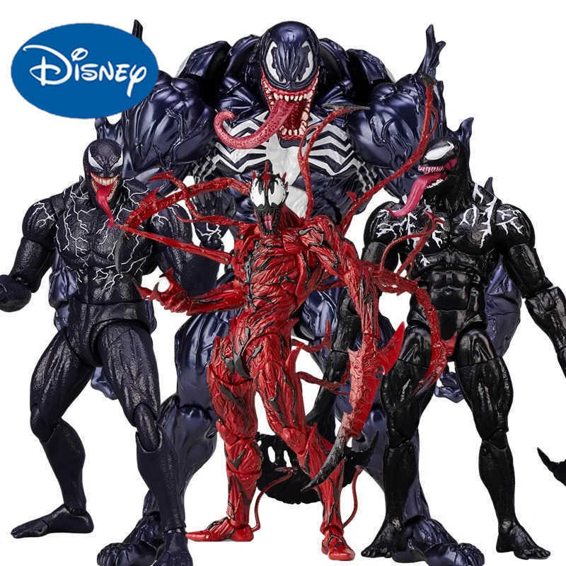 DISNEY Amazing Yamaguchi Venom Carnage Collectible Action Figure Spider-Man Legends Joint Movable Face Statue Model Doll Kids for Toy W250703