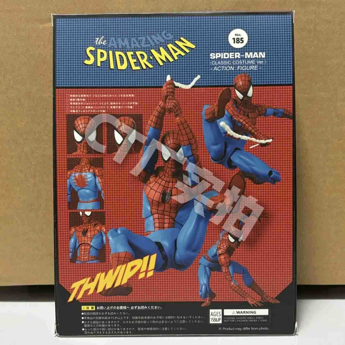 Disney New CT Toys Spiderman Mafex 185 Classic Costume Ver Miles Morales 2099 Spider-Man Anime Action Figure Christmas Gifts Toys W250710