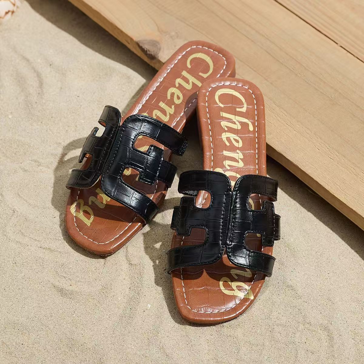 Designer sandals coach slippers bath leisure walking comfortable slide soft cotton slippers fashion Beach madam slippers luxu sandale New product