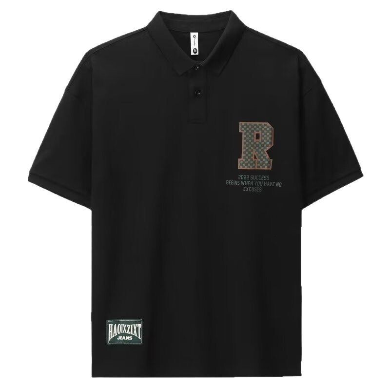 Summer Short Sleeves 2025 New Style Five-quarter Sleeve Casual New Simple Standard Trendy Designer T-shirt Men's Fashion Youth Popular Temperamen