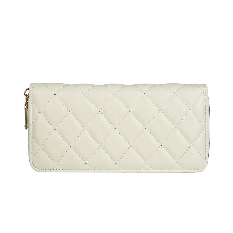 Designer Wallet 2025 New Women's Wallet European And American Fashion Quilted Embroidery Medium Long Evening Clutch PU Wallet Luxury Bag Coin Pur