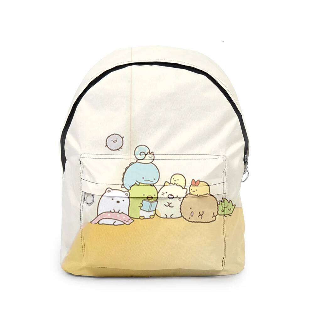 Novelty Cool Sumikkogurashi student Bookbag Notebook 3D Print Oxford Waterproof Boys/Girls Travel Backpacks