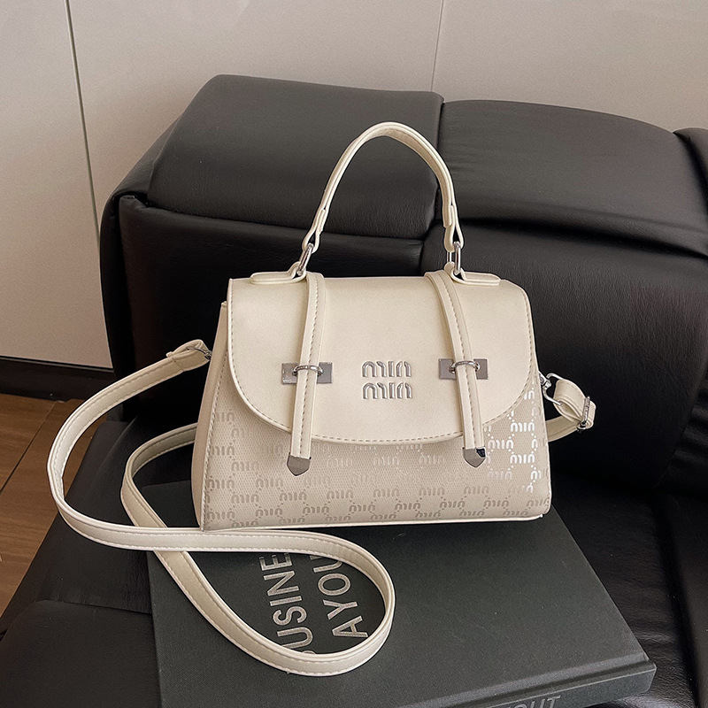 Free shipping 2025 new design large capacity fashionable trendy women's handbag retro versatile single shoulder diagonal cross bag