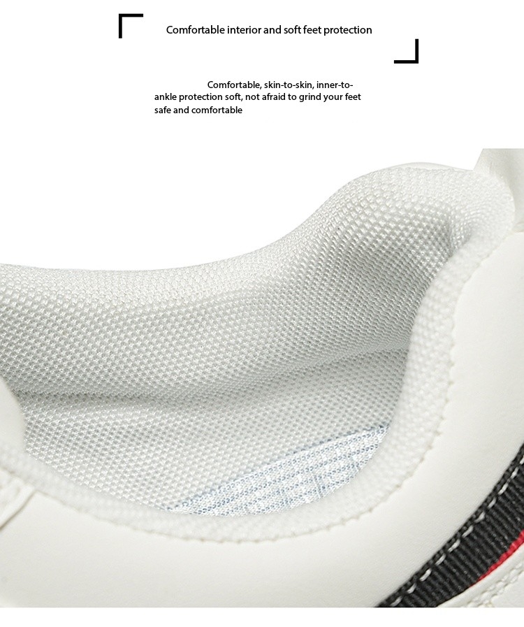 Board shoes, men's shoes, summer high-end feel, leather soft sole, casual, internet famous, popular, white shoes