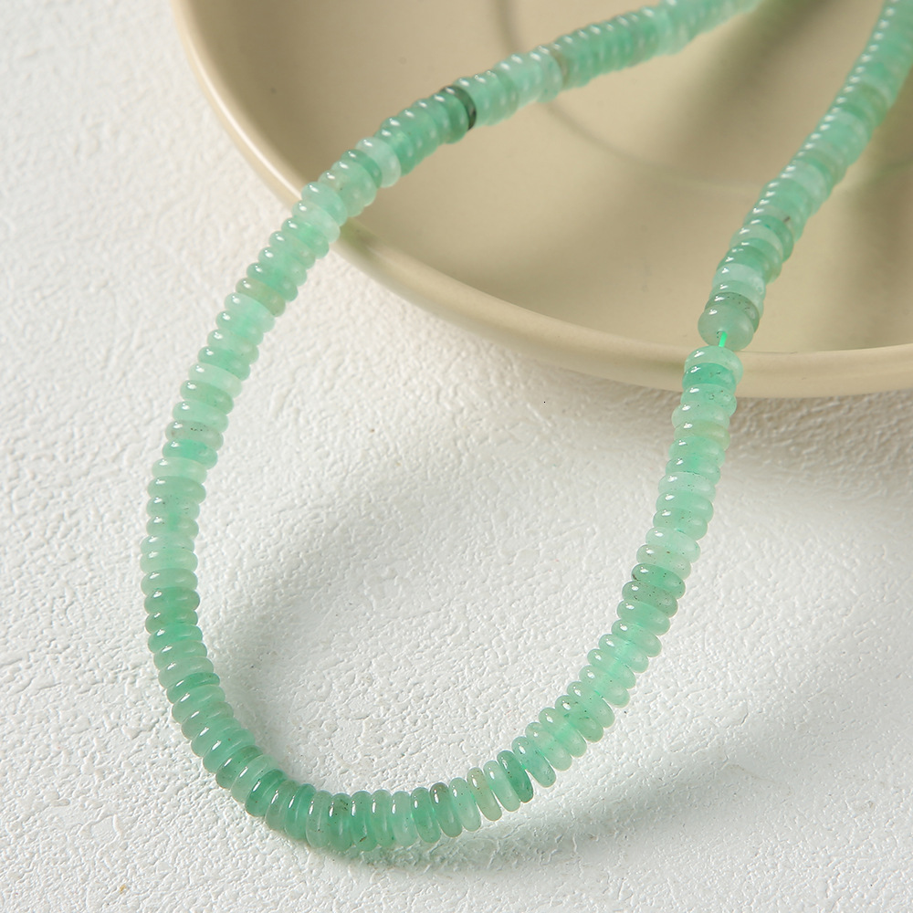 Spacer Beads Natural Stone Raw Stone Spacer Beads for Bracelet Necklace Jewelry Accessories DIY Handmade Materials Separation