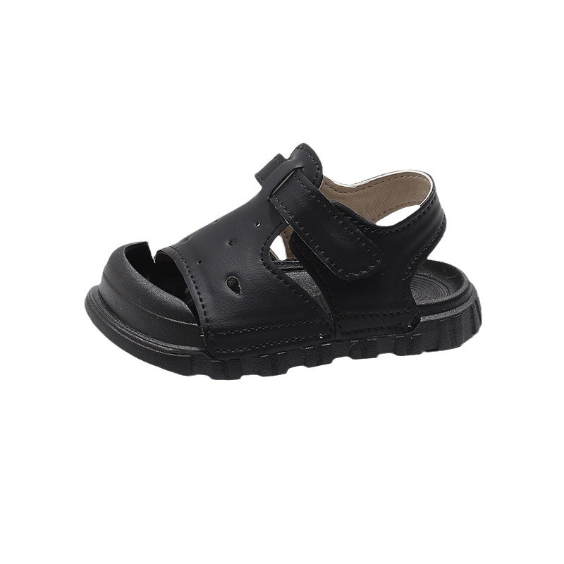Boys Girls Sandals Toddler Toes Capped Anti-kicked Kids Beach Sandals Shoes Kidszworld Summer New Children Sports Sandals Sizes US5.5C-US3Y K0763