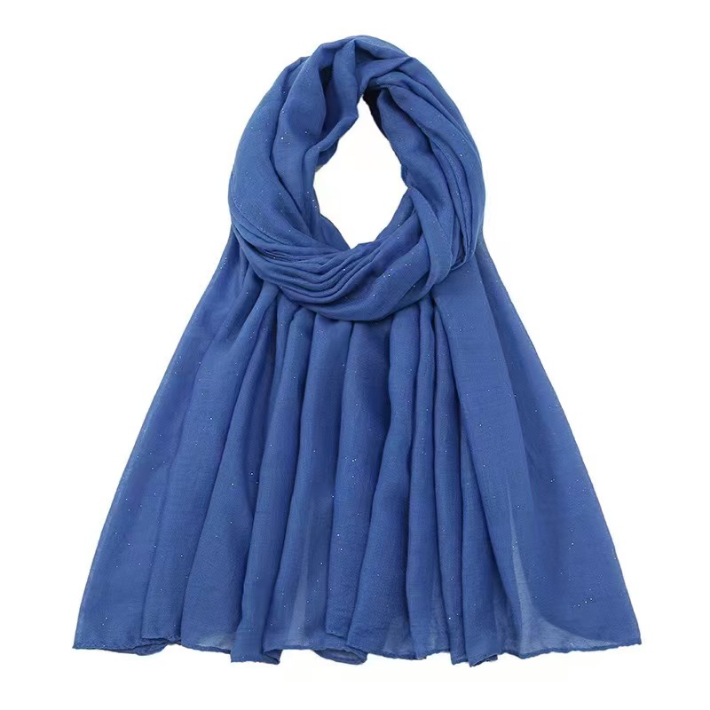 T1119 new solid color scarf ladies Malaysia head scarf single color thin gauze scarf