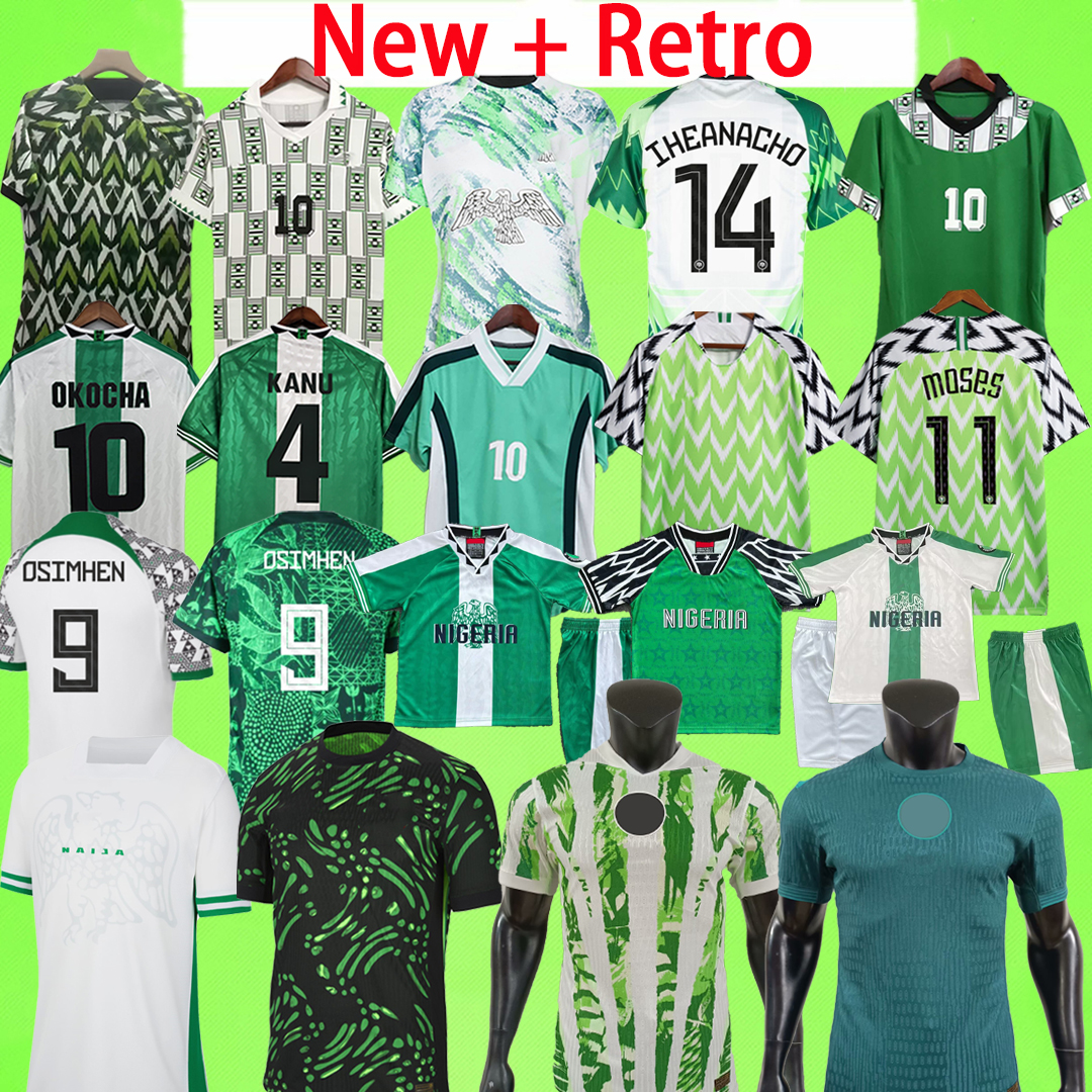 New + Retro Nigeria 2025 2026 Soccer Jerseys OSIMHEN 22 23 24 25 26 football Shirt OKOCHA Kids kit Training uniform 1994 1996 1998 Fans Player version 94 96 98 18 20 boys