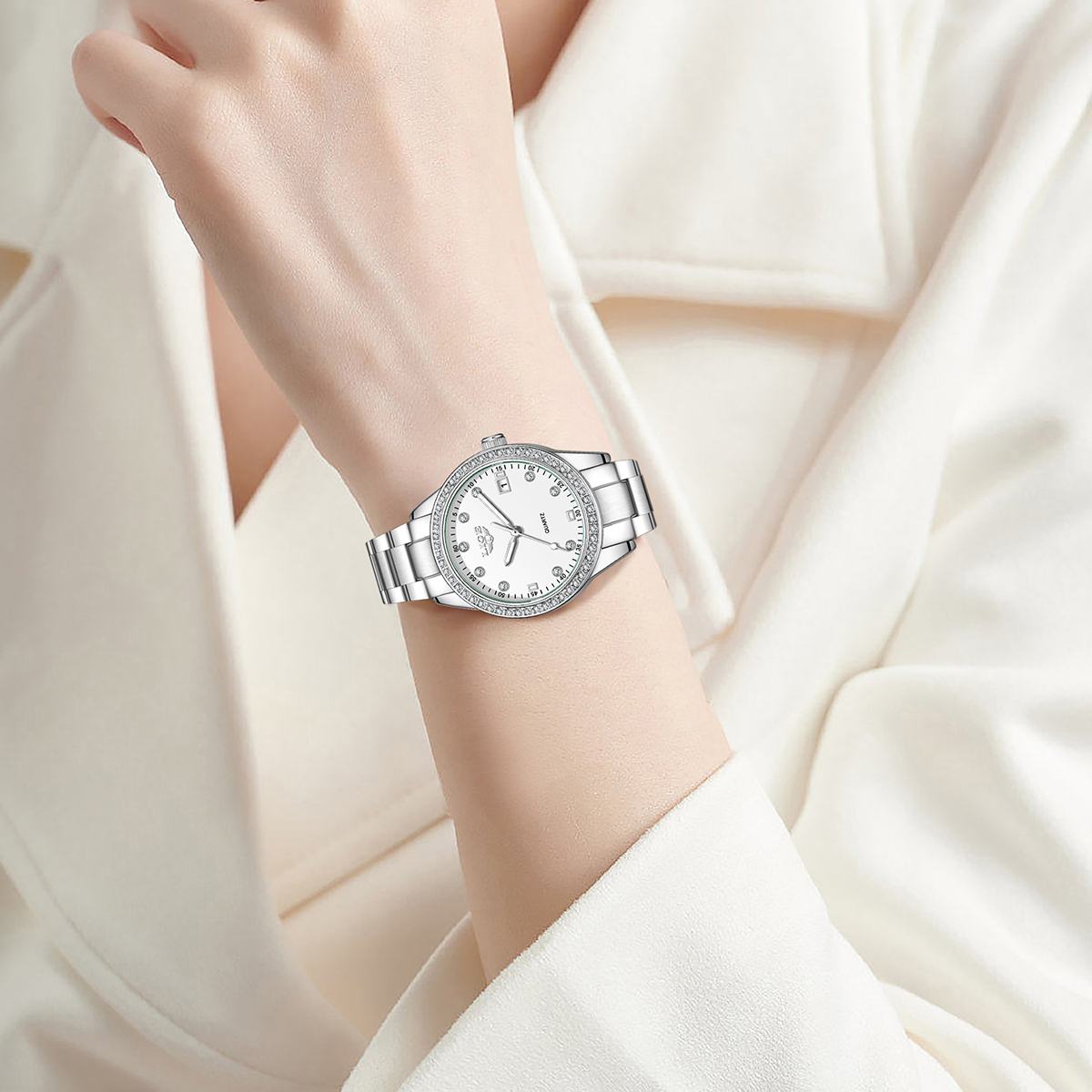 LIGE Quartz Watch Waterproof Watch Top Brand Women's Watch Universal Style Square Case Fashion Business Watch Holiday Gift Teen Watch
