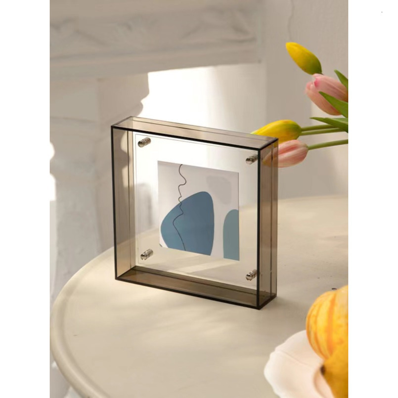 Acrylic Cute Creative Display Stand Ins Style Transparent Color Frame Personalized A4 Photo Square