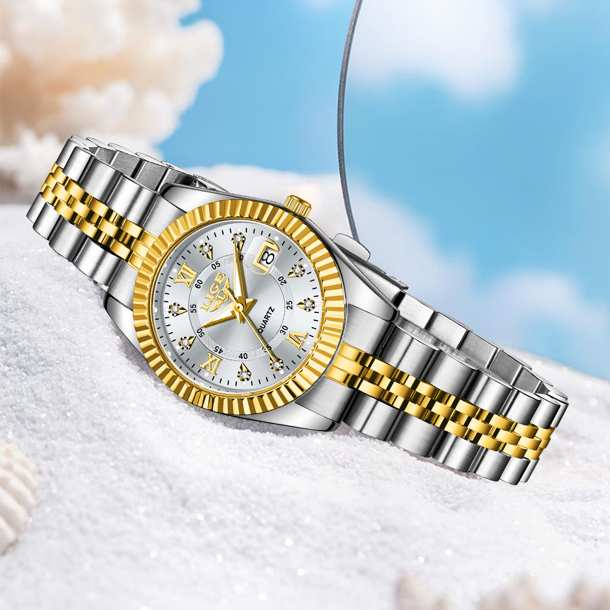 Watch Waterproof Watch Top Brand Men's and Women's Universal Style Square Case Fashion Business Watch Holiday Gift Teen Watch Three-Pin Cale