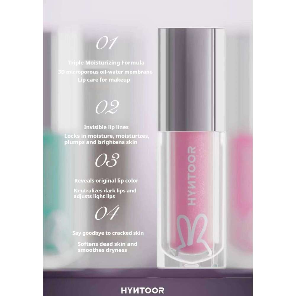 HYNTOOR Gloss Shiny Shimmer Mirror Hydrating Moisturizing Water Shine Lipstick Nourishing Care Dewy Lip Makeup X250703