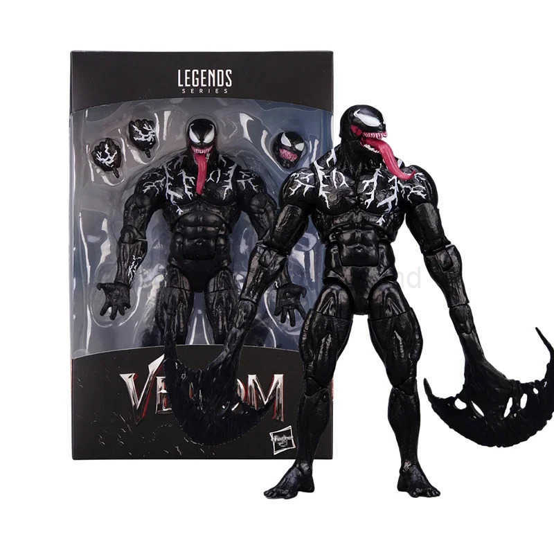 DISNEY Amazing Yamaguchi Venom Carnage Collectible Action Figure Spider-Man Legends Joint Movable Face Statue Model Doll Kids for Toy W250703