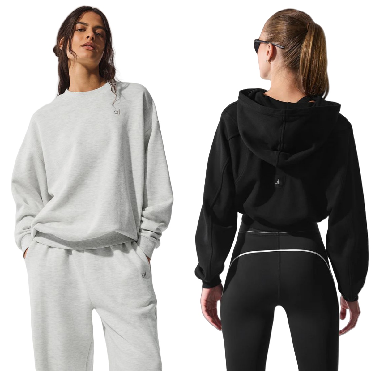 10A New Yoga Perfectly Sweatshirts Sweater Hoodie Loose Long Sleeve shorts and pants Crop Fitness Workout Crew Neck Blouse Crew Neck Pullover Women clothes