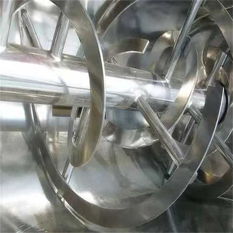 Stainless Steel Double Screw Belt Mixer Customized Feed Horizontal Mixing Equipment