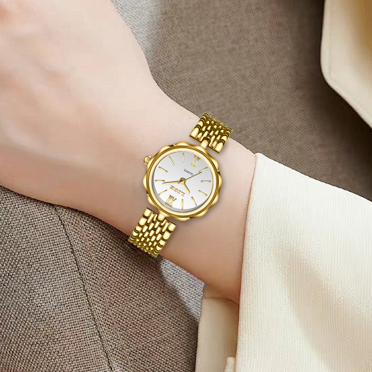 LIGE Men's Quartz Watch Waterproof Watch Top Brand Men's and Women's Universal Style Square Case Fashion Business Watch Holiday Gift Te