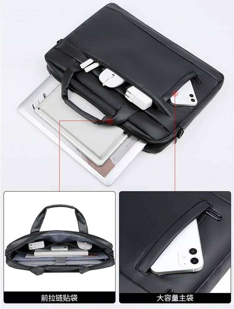 Men Briefcase Bag High Quality Business Famous Brand PU Leather Shoulder Messenger Bags Office Handbags 14 inch Laptop bag bolso