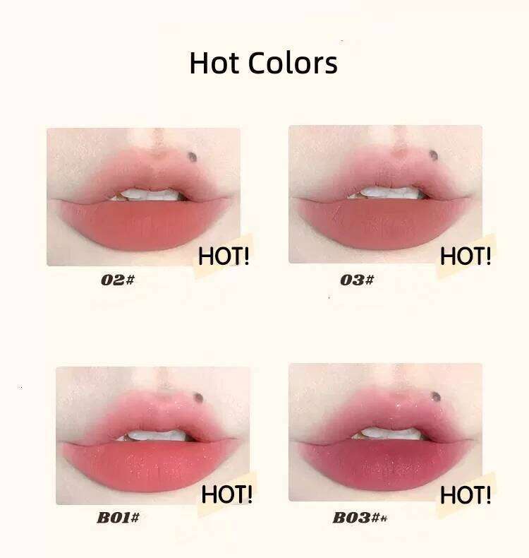 FLORTTE Beauty Milk Cake Cream Cute Things d Matte Fine Glitter Lip Glaze Liquid Lipstick Makeup Women Cosmetics X250702