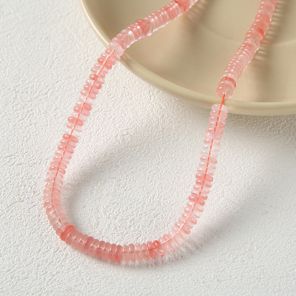 Spacer Beads Natural Stone Raw Stone Spacer Beads for Bracelet Necklace Jewelry Accessories DIY Handmade Materials Separation