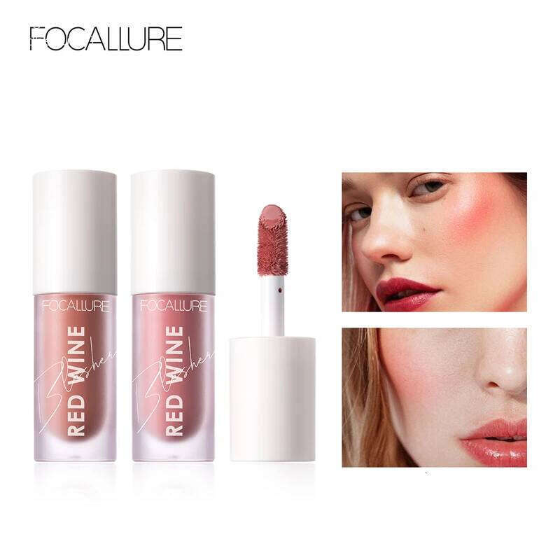 FOCALLURE Liquid Blusher 4 Colour Natual Face Long-lasting Matte Make Up Hangover Red Wine Blush korean Makeup X250703