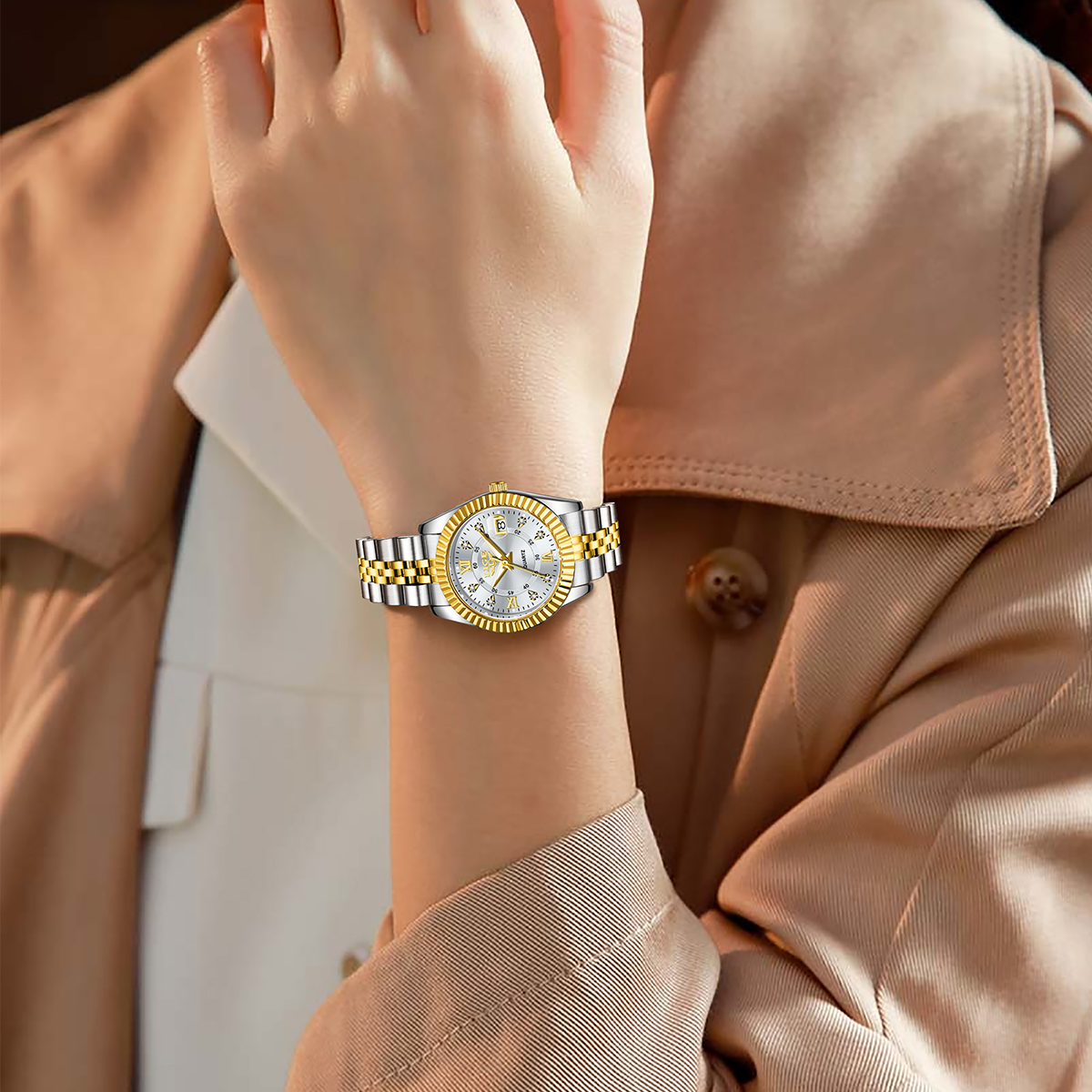 Watch Waterproof Watch Top Brand Men's and Women's Universal Style Square Case Fashion Business Watch Holiday Gift Teen Watch Three-Pin Cale