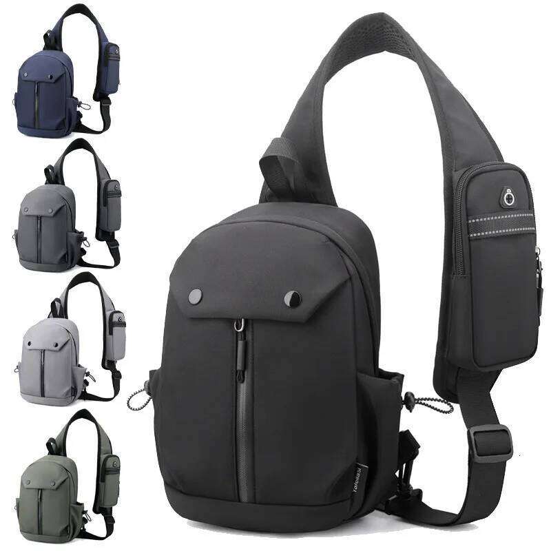 2025 New Men's Bag Crossbody Shoulder bag Oxford Cloth Commuting Bags with Water- Feature Chest pack bolso hombre