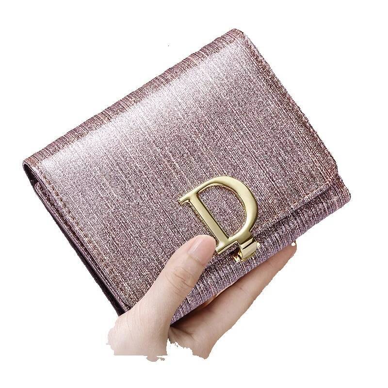 Designer Wallet Factory Luxury bag Direct Sale Banyanu New D-Buckle Genuine Leather Women's Wallet Short Cowhide 70% off Handheld Money Clip Coin