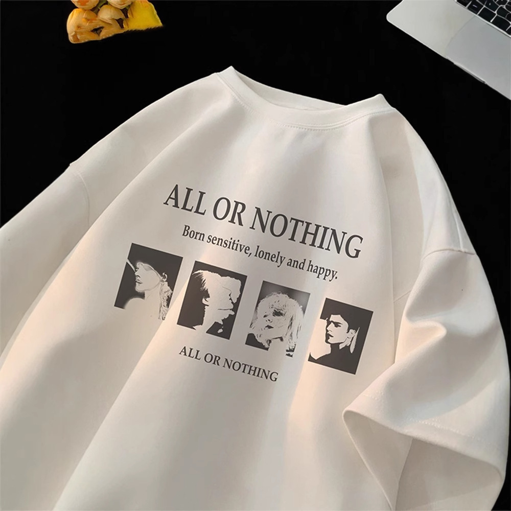 American Heavyweight Suede Round Neck Short Sleeve T-shirt For Designer Short Sleeves Men 2025 Summer Thin Loose Fit Plus Size Versatile Half Sleeve C