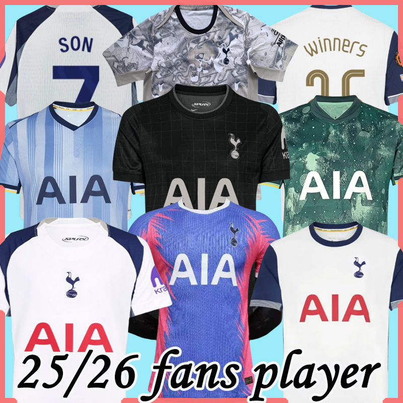 25/26 Season tottenaham RICHARLISON Soccer Jerseys 2526 home AWAY VICARIO KULUSEVSKI SOLANKE WERNER of the Snake tottenaham Fans players Men KIDS Football shirt