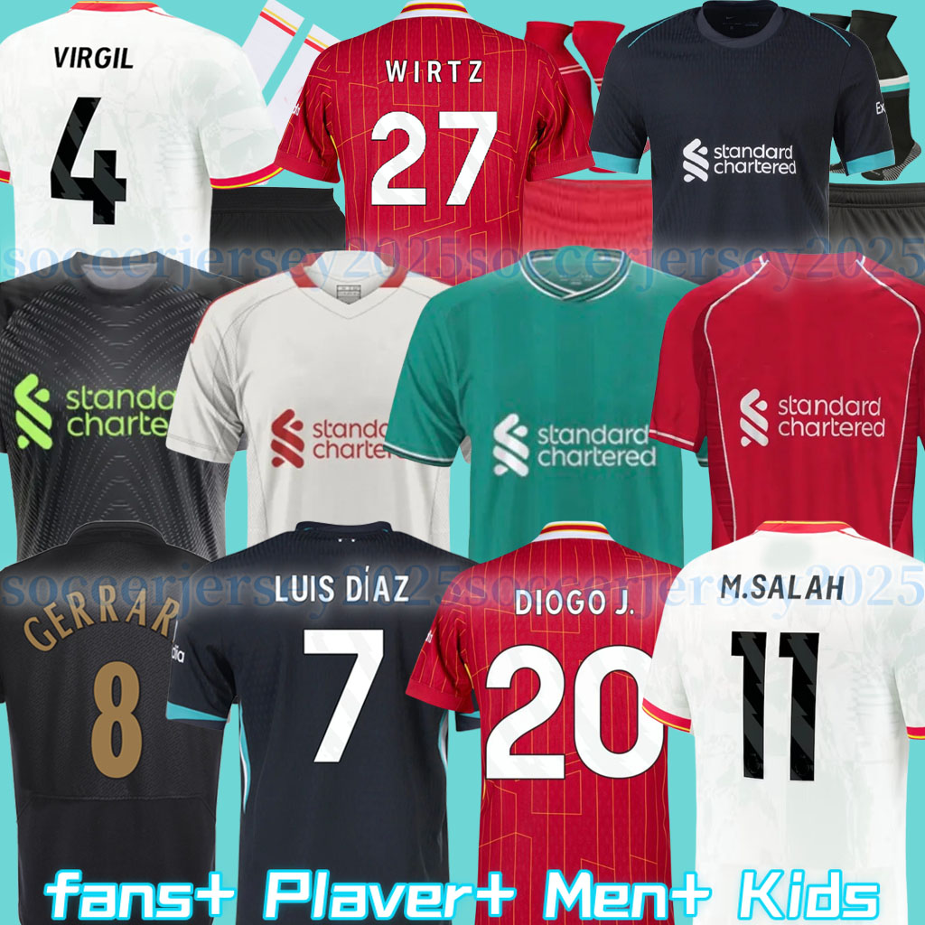 24 25 26 MAC ALLISTER soccer jersey 2025 football shirt ENDO GAKPO CHIESA goalkeeper DARWIN Luis DIaz SZOBOSZLAI A.BECKER Player men kids kit uniforms GRAVENBERCH