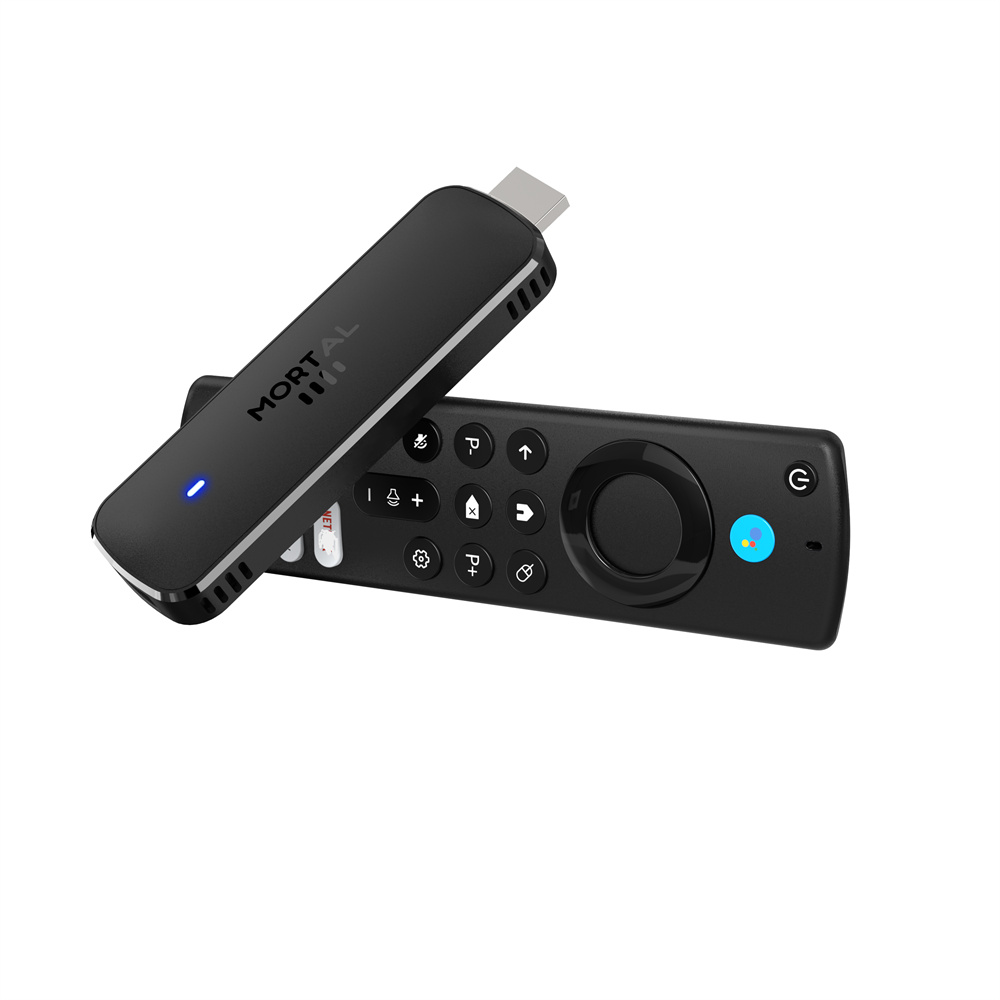 Mortal Q8 Wifi6 Android14 Smart TV Stick AllwinnerH313 Chip Quad core BT 4K video Chromecast Media Player