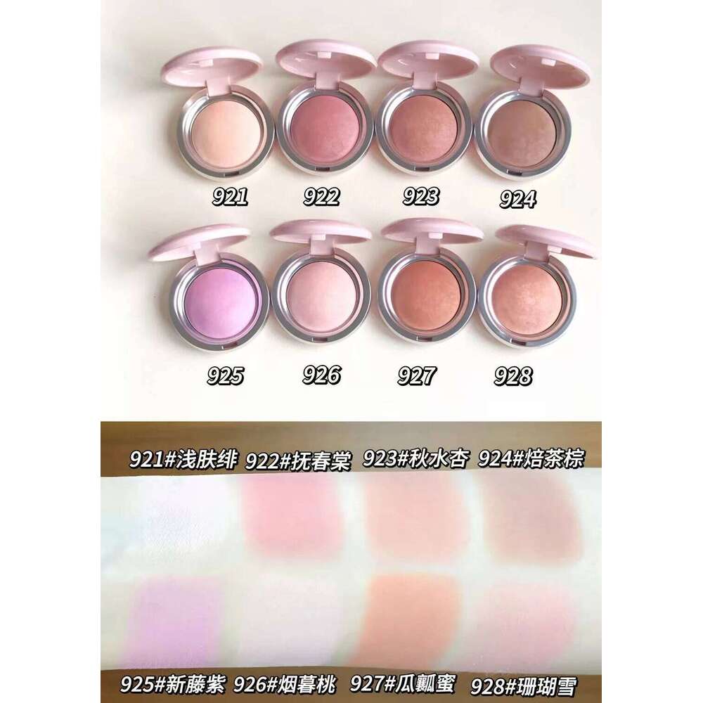 SPENNY Baking Blusher Matte Soft Mist Powder Large Capacity Shrink & Expand Color Naturally Brightening Highlight Cheek 6.2g X250703