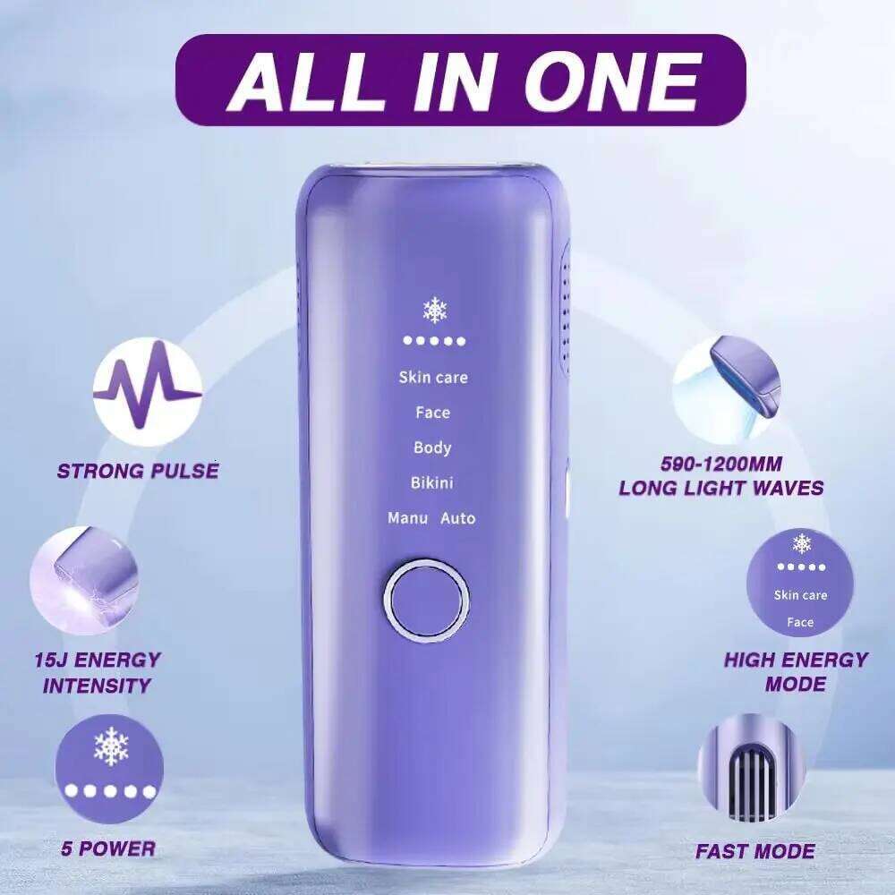 Body Bikini IPL 999,999 Flashes Depilator Pulses Permanent Laser Epilator Painless For Women Hair Removal Home Use Devices