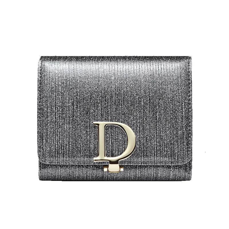 Designer Wallet Factory Luxury bag Direct Sale Banyanu New D-Buckle Genuine Leather Women's Wallet Short Cowhide 70% off Handheld Money Clip Coin