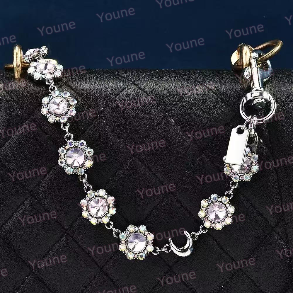 s designer lanyards Co ch Elliptical carved water dia buckle keychain for men women key chain charm bag keyring fashion Bag Parts Accessories