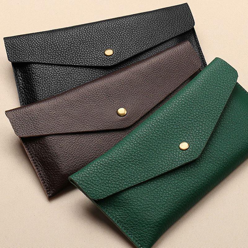 Designer Wallet Genuine Leather Texture Wallet For Women 2025 New One-piece Thin Long Wallet Bag Luxury Bag Large Cash Storage Coin Purse