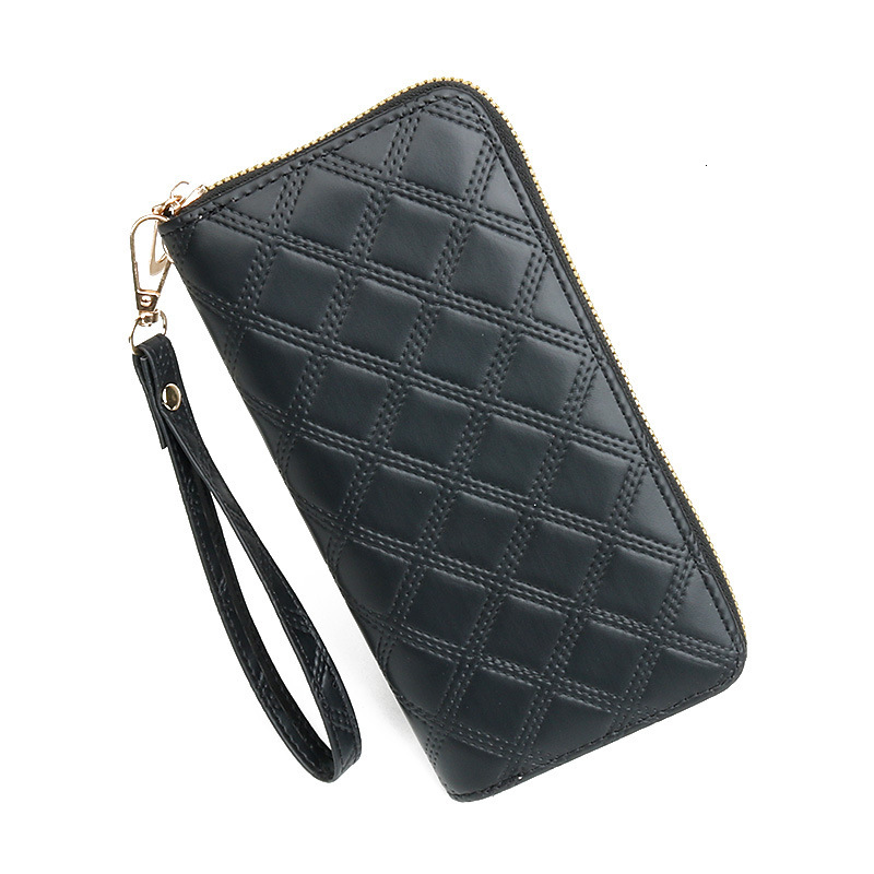 Designer Wallet New Quilted Women's Wallet Long Casual Phone Bag Zipper Bag Multi-card Slot Luxury Bag Large Capacity Clutch Wallet